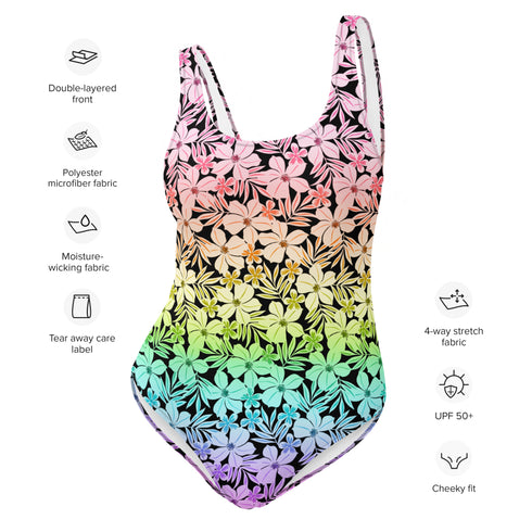 Original LGBTQ Pride Aloha One-Piece Swimsuit